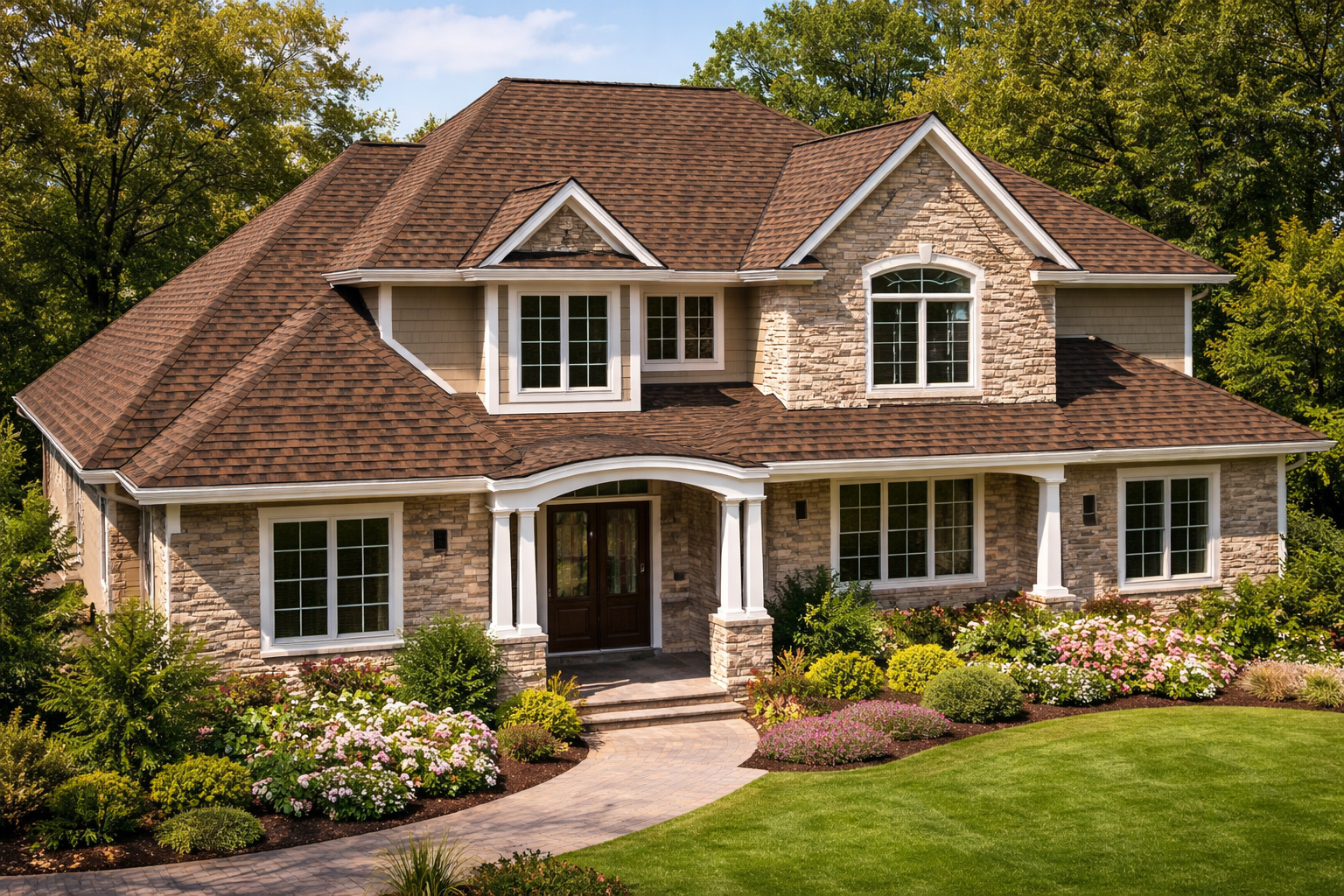 1 Stop Roofing crew installing a new roof in Huntsville Alabama